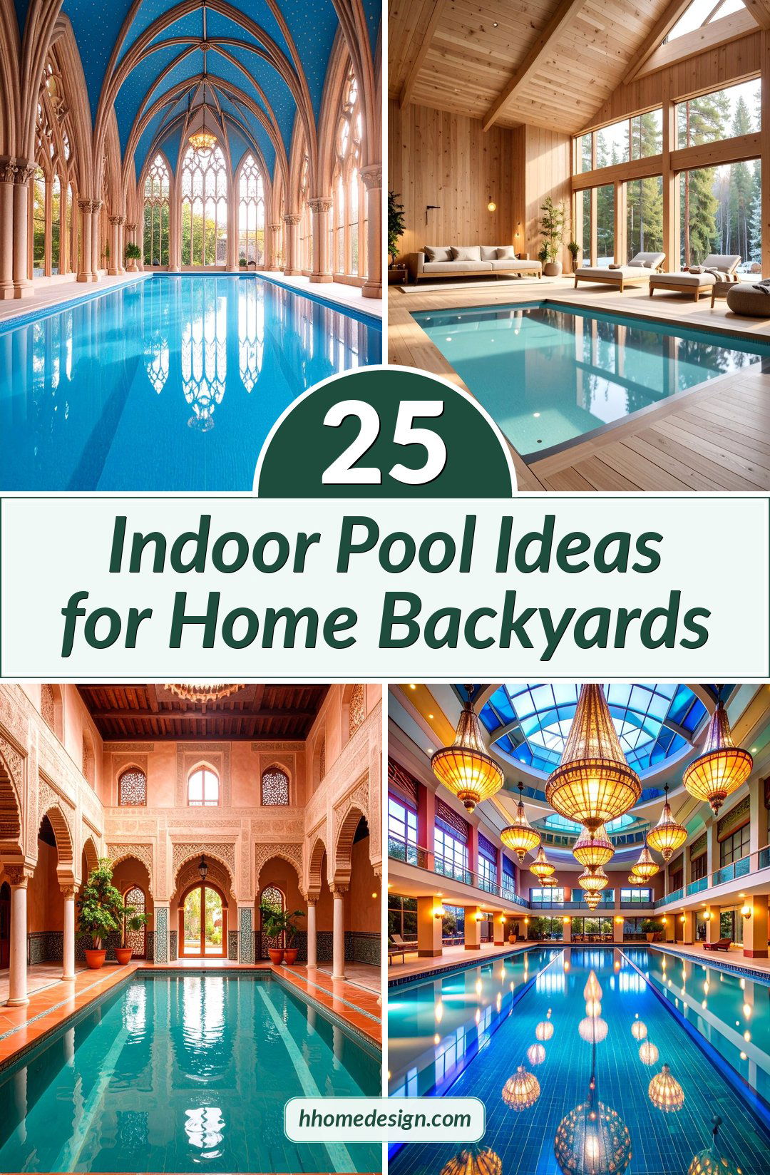 25 Indoor Pool Ideas for Home Backyards