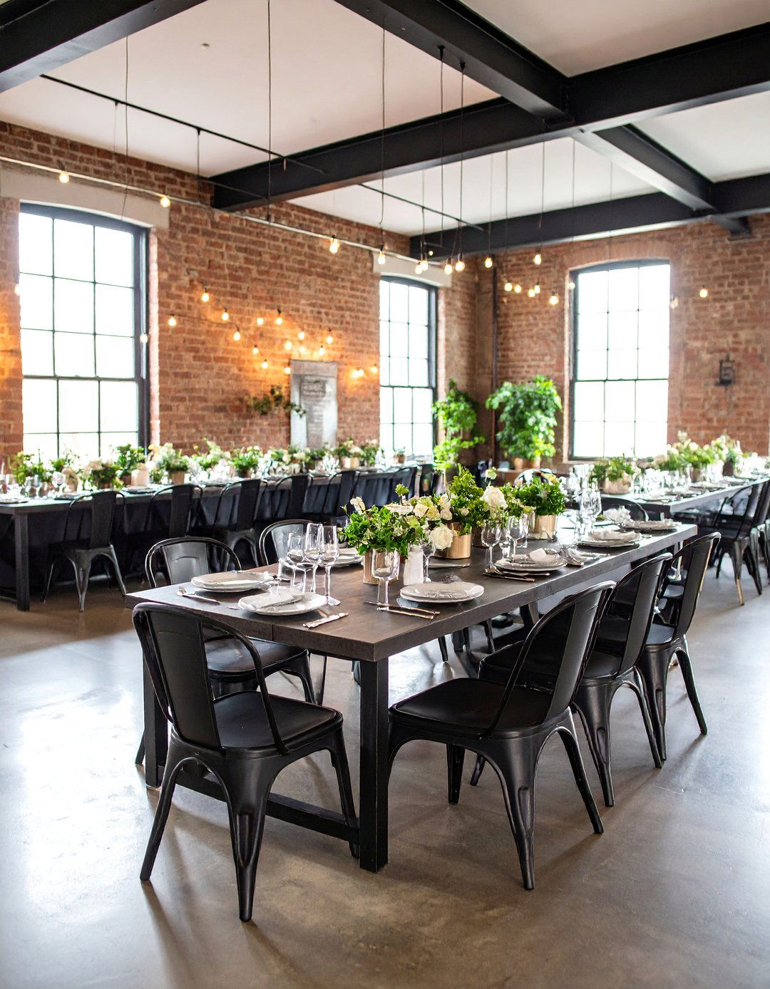 Industrial Black Wedding Theme - 25 Black-Themed Wedding Ideas