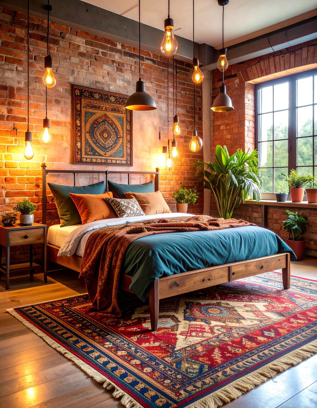 Industrial Bohemian Loft Bedroom - 25 Eclectic Bedroom Ideas