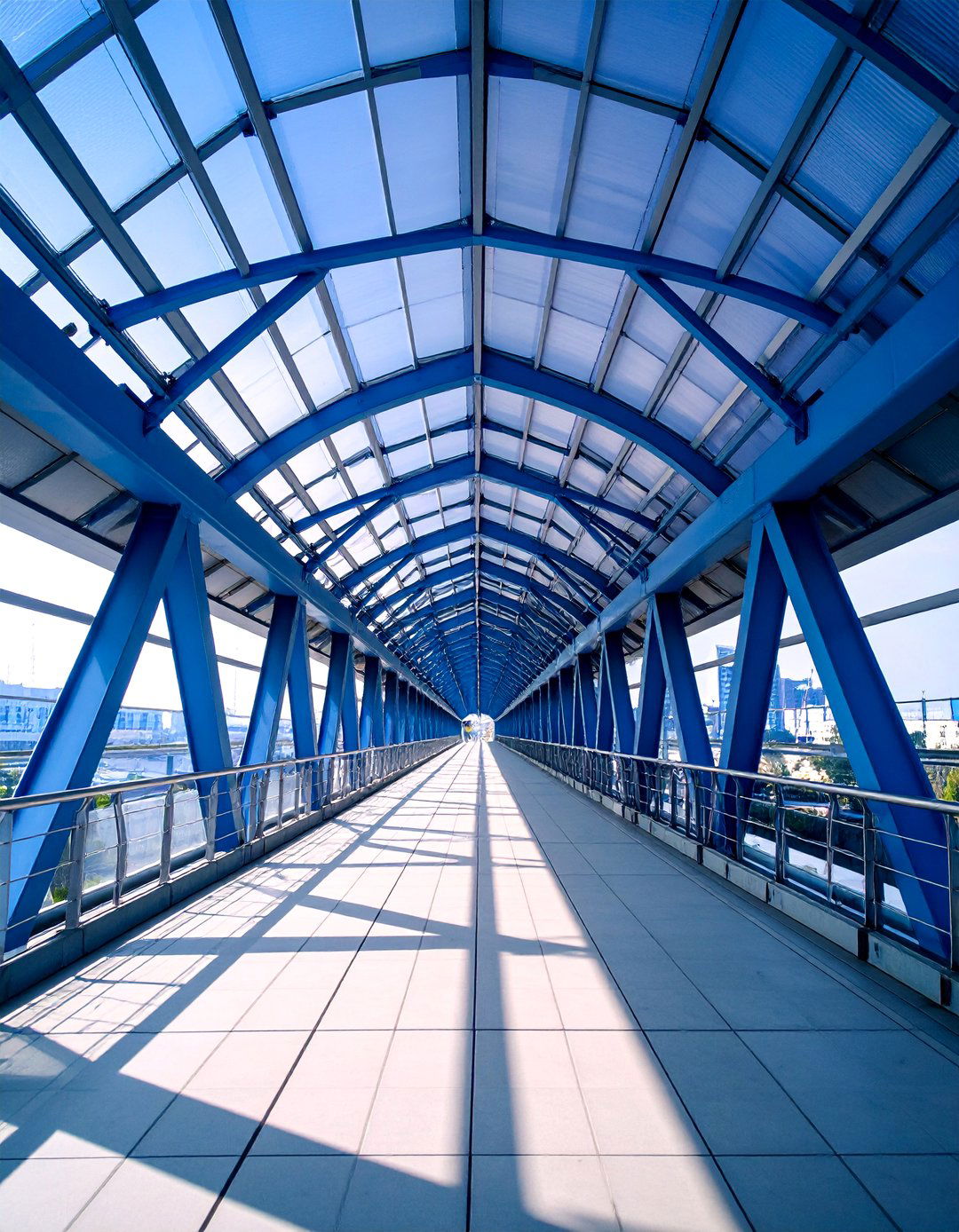 Industrial Cantilever Steel Walkway - 25 Covered Walkway Ideas