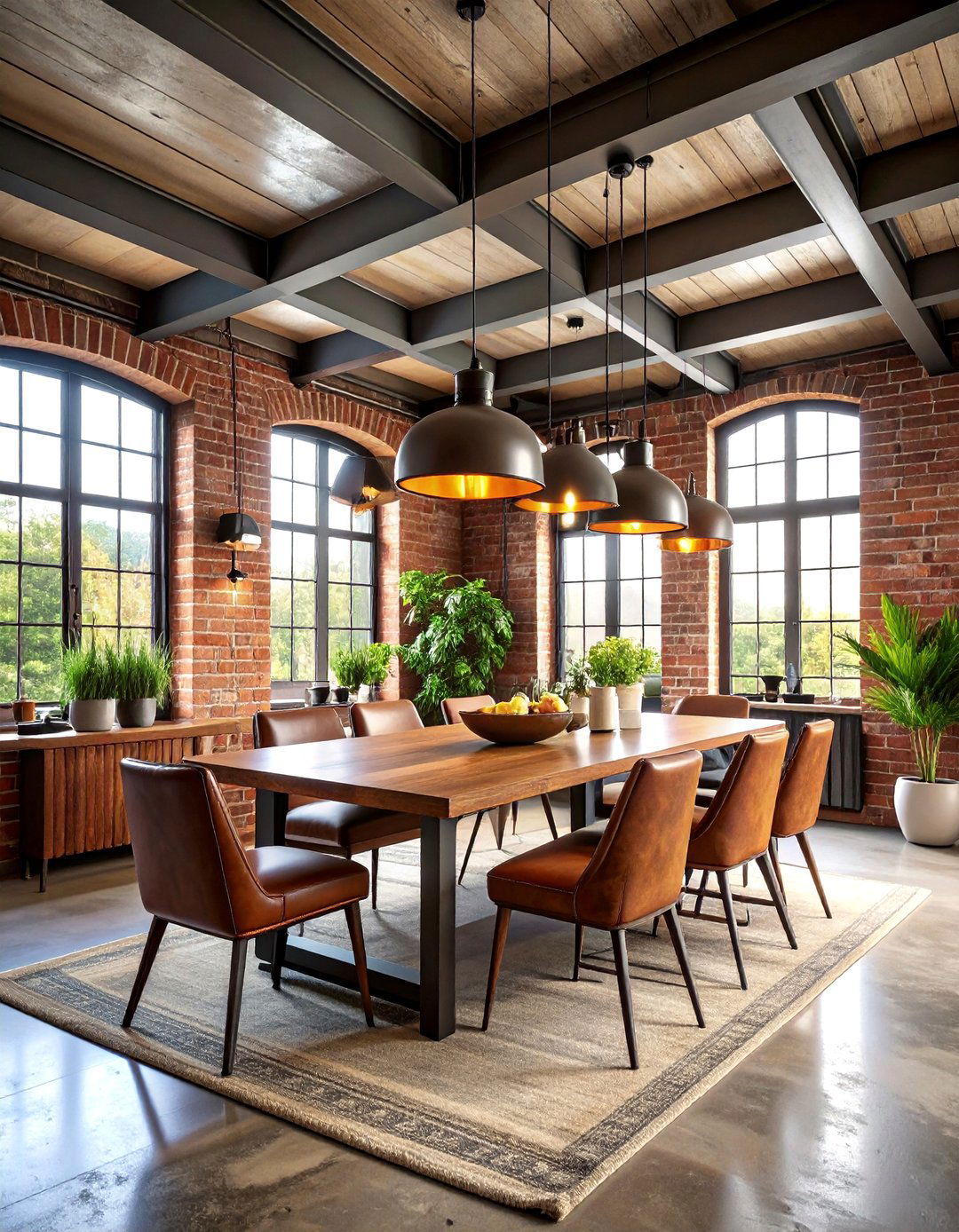 Industrial Chic Dining - 25 Dining Room Ideas