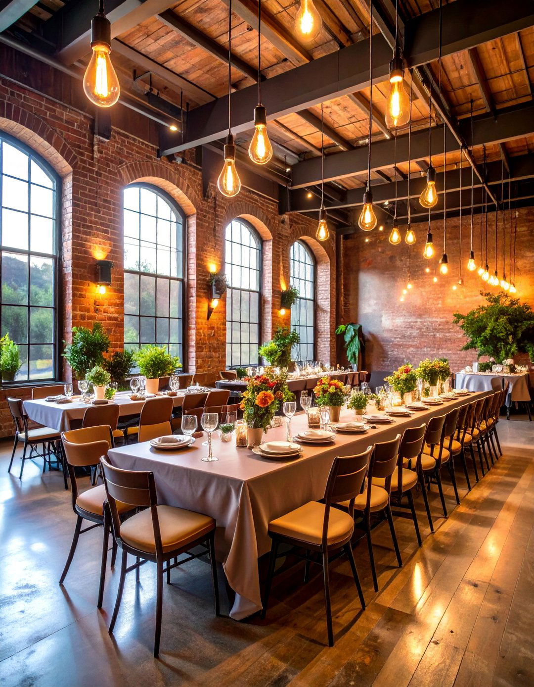 Industrial Chic Urban Reception - 25 Wedding Reception Ideas