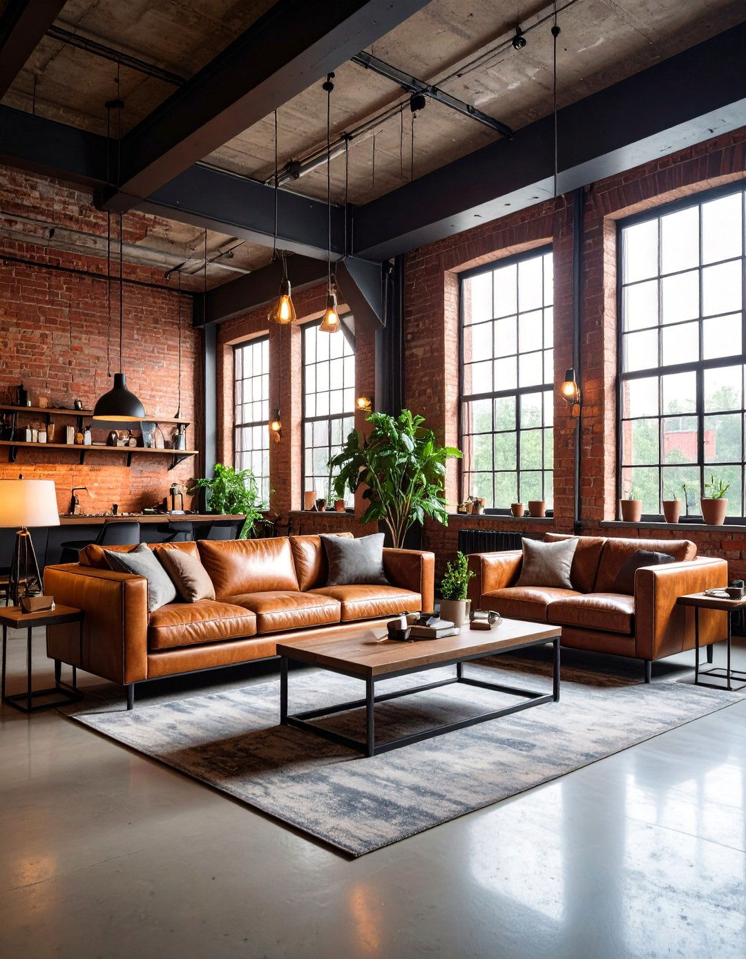 Industrial Chic with Refined Touches - 25 Formal Living Room Ideas