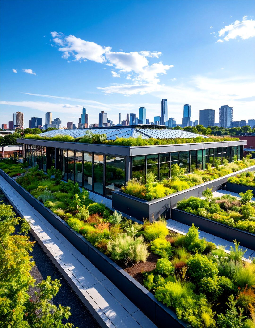 Industrial Conversion Green Roof House - 25 Houses With Green Roofs