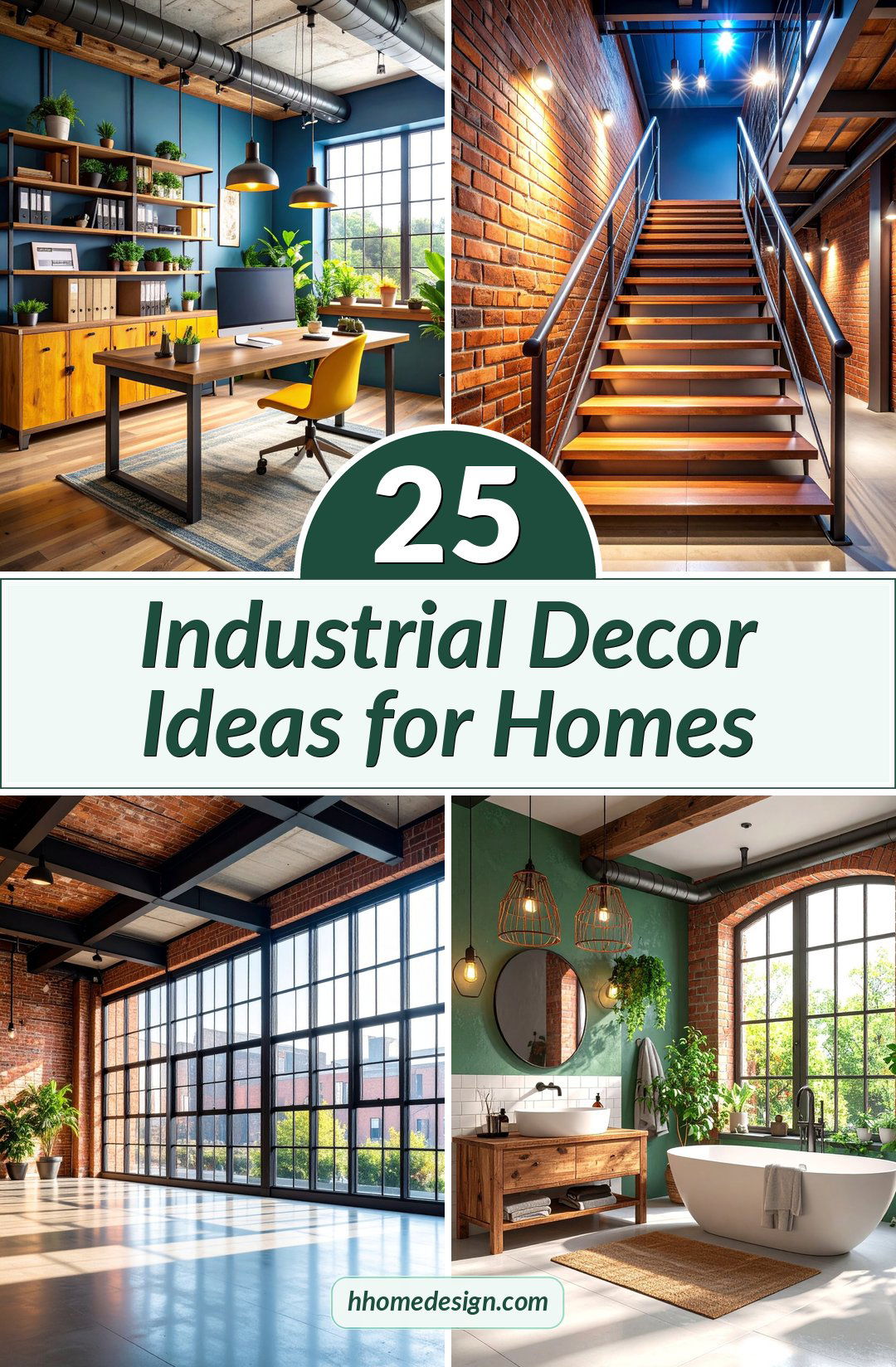25 Industrial Decor Ideas for Homes