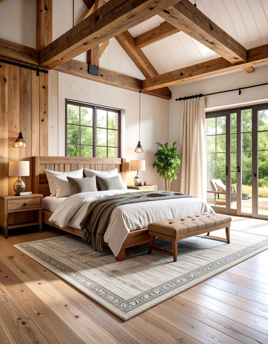 Industrial Farmhouse Bedroom - 25 Bedroom Decor Ideas