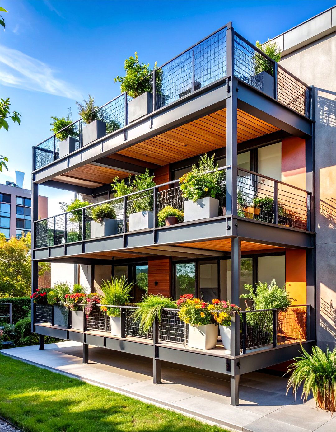 Industrial Loft A Frame with Urban Balcony Elements - 25 a Frame House With Balcony