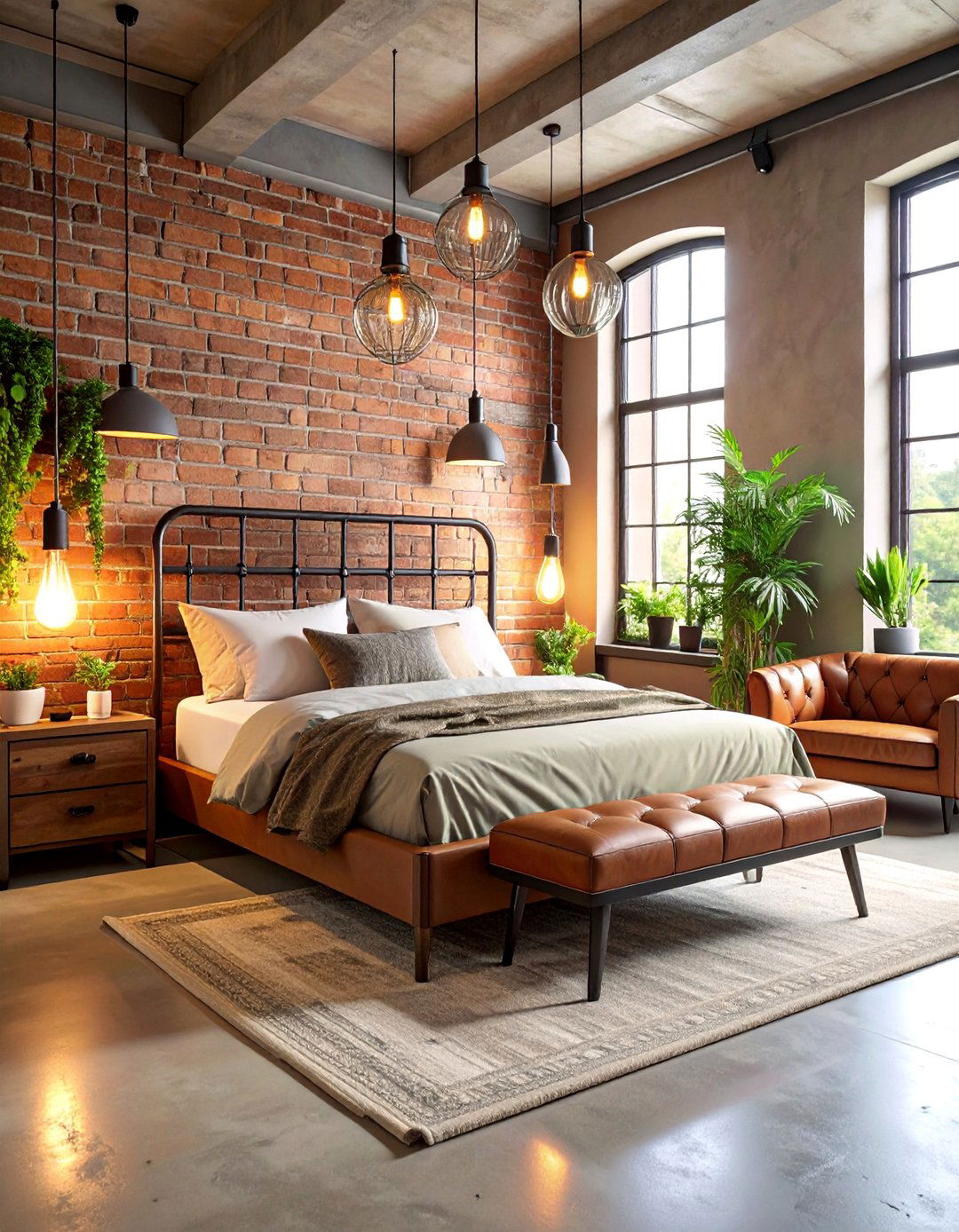 Industrial Loft Bedroom - 25 Bedroom Design Ideas