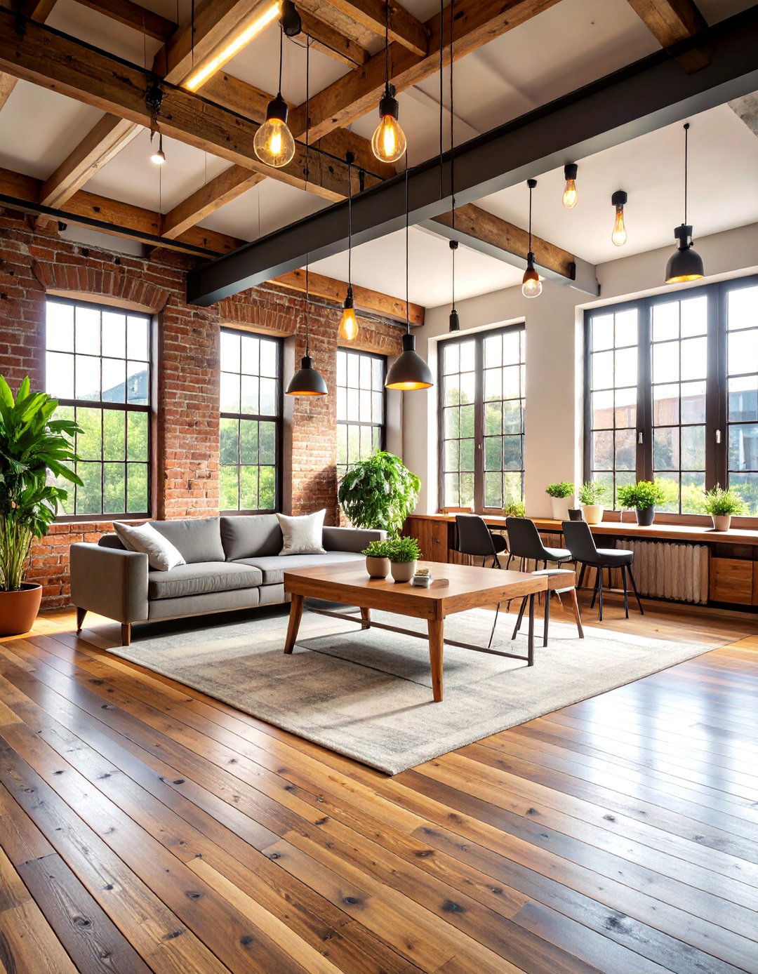 Industrial Loft Board and Batten Feature Wall - 25 Board and Batten Wall Ideas