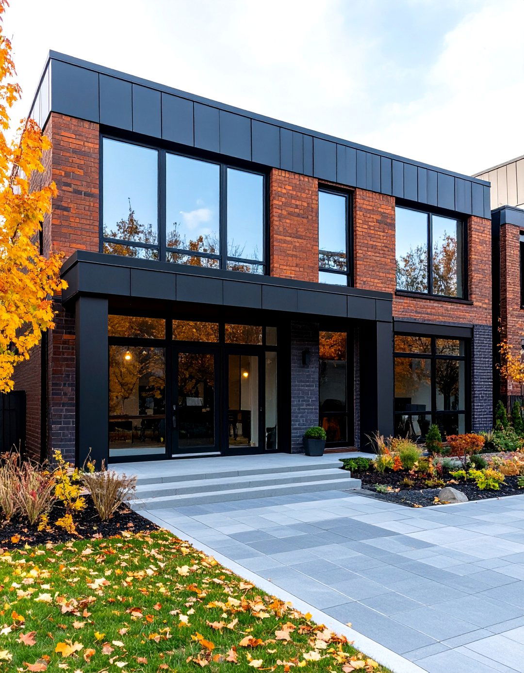 Industrial Loft Style Exterior - 25 Dark Grey House Exterior Ideas