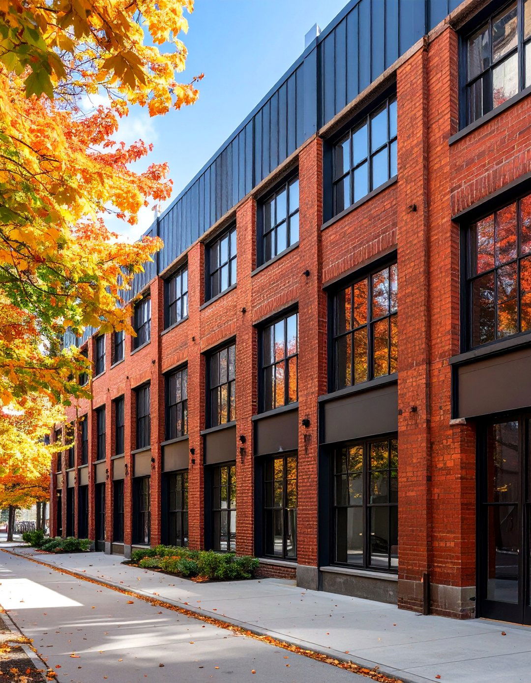 Industrial Loft with Black Steel Frame Windows - 25 Houses With Black Windows
