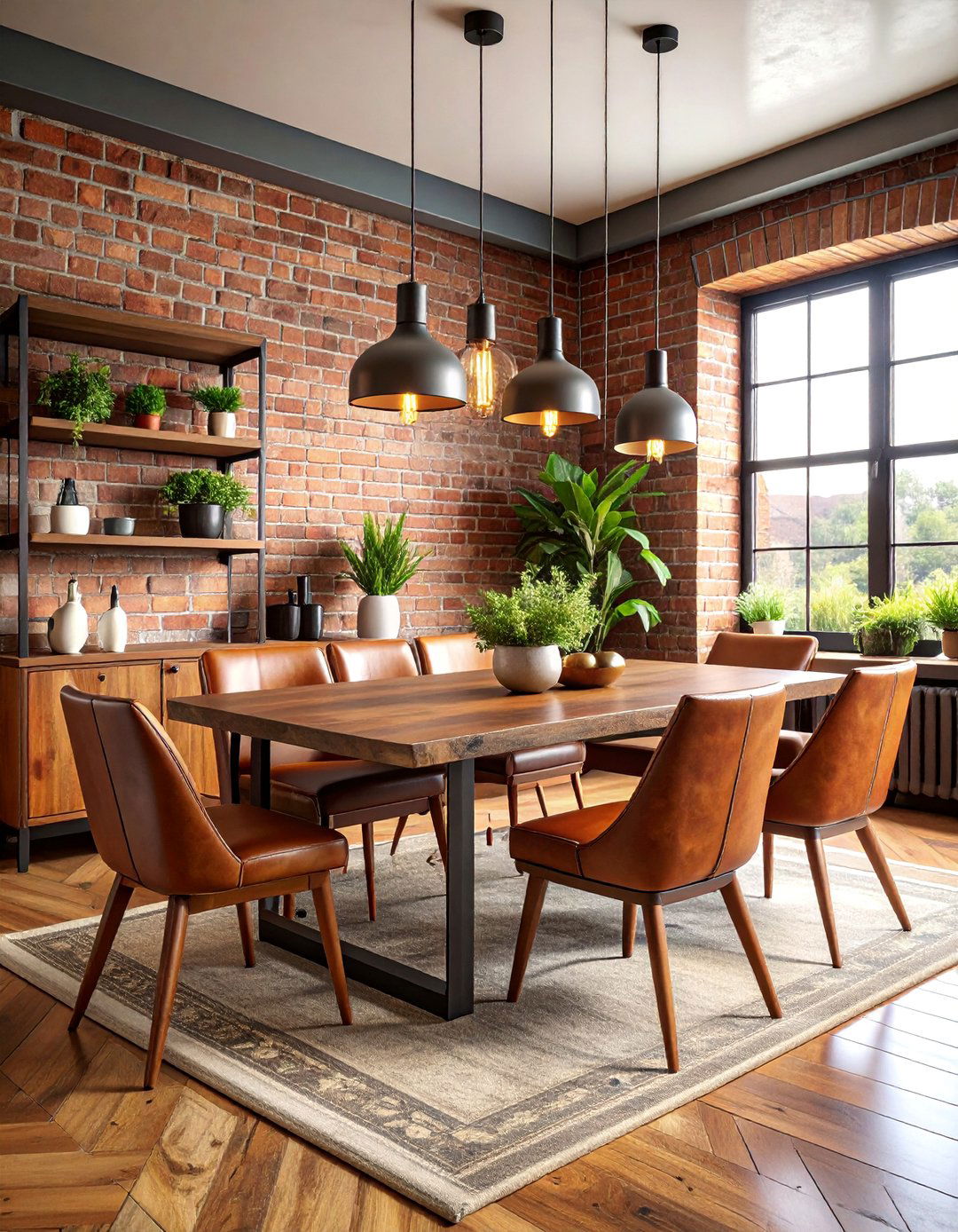 Industrial Luxury Fusion with Raw Materials - 25 Luxury Dining Room Ideas