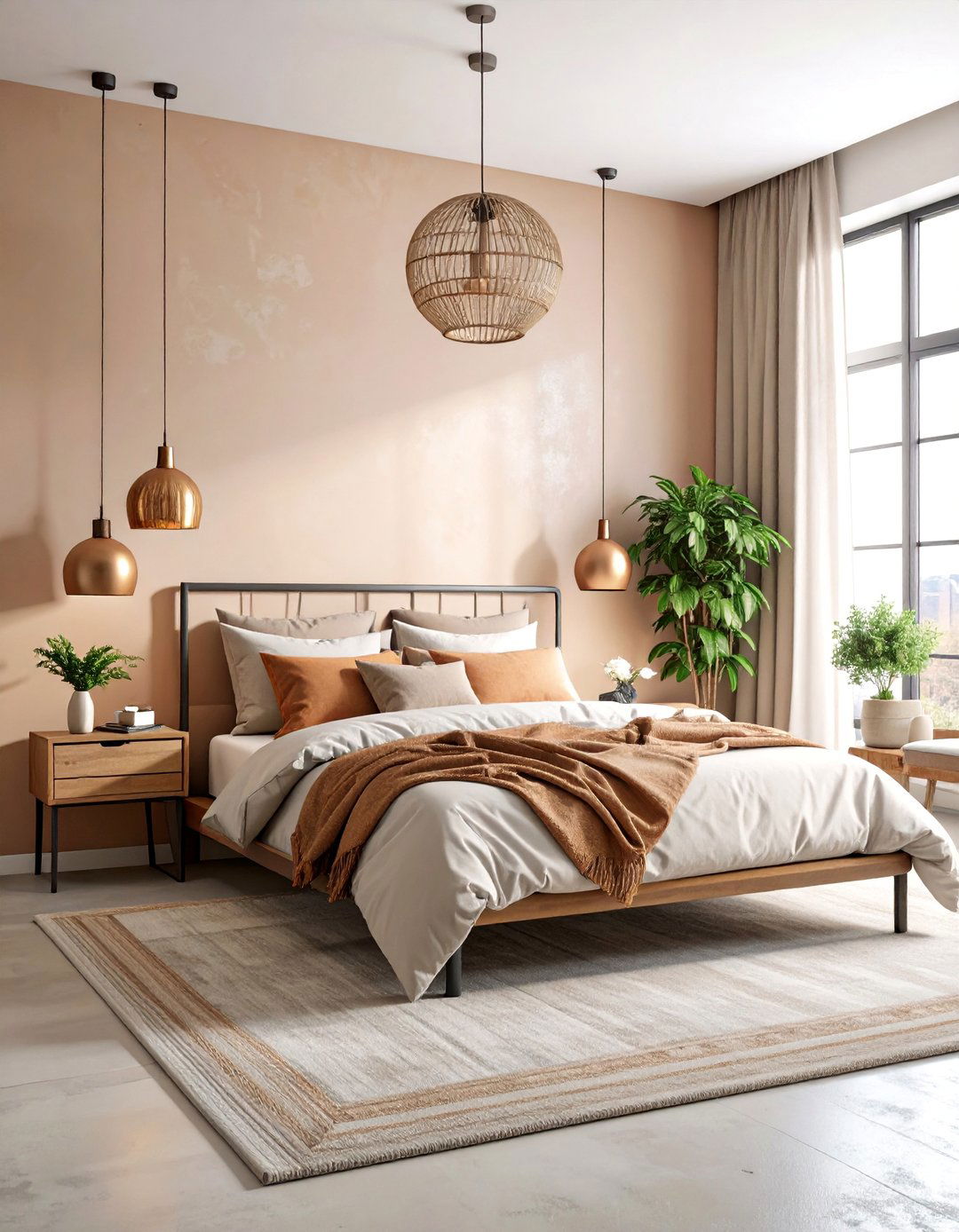 Industrial Magnolia Loft Bedroom with Metal Accents - 25 Magnolia Bedroom Ideas