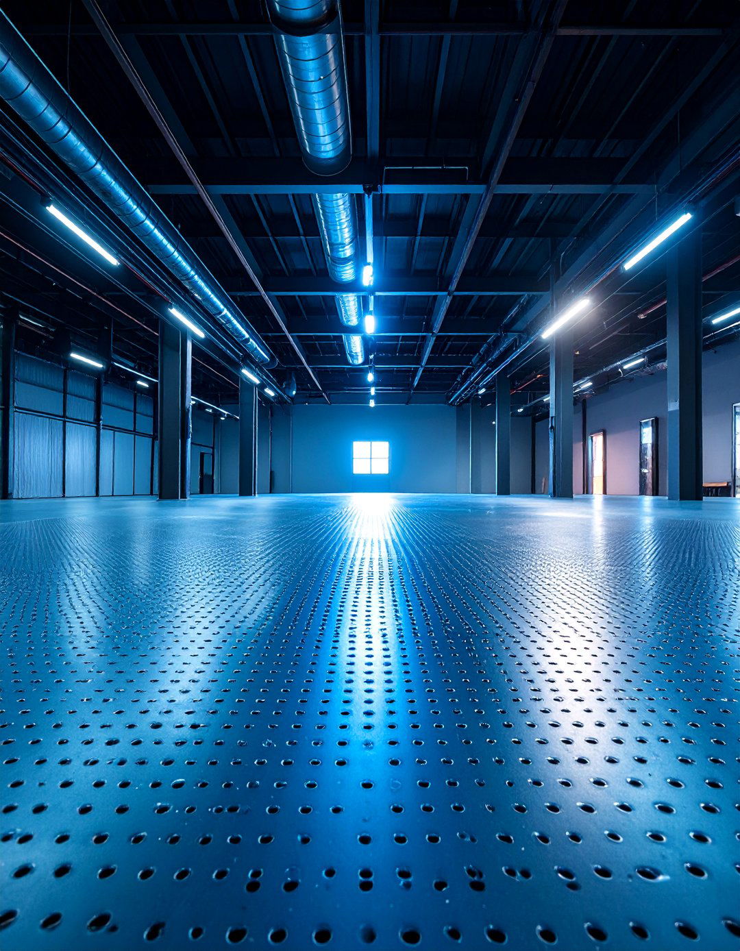 Industrial Metal Mesh Man Cave Flooring - 25 Man Cave Flooring Ideas