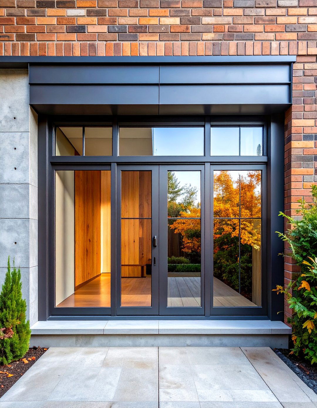 Industrial Metal Window Trim with Raw Finishes - 25 Exterior Window Trim Ideas