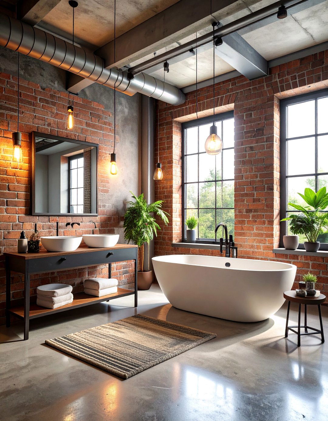 Industrial Modern Bathroom Style - 25 Modern Bathroom Ideas