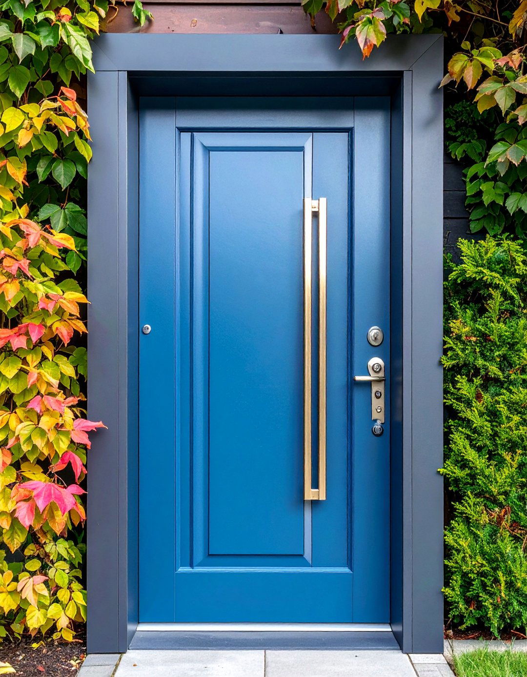Industrial Modern Metal Door Trim Design - 25 Exterior Door Trim Ideas
