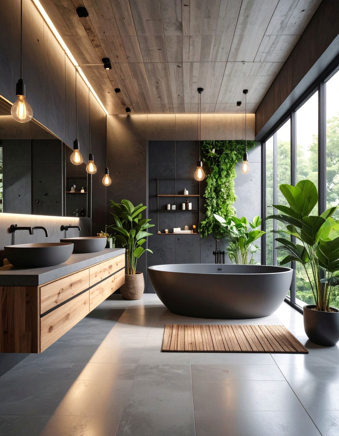 Industrial Modern Office Bathroom Design - 25 Office Bathroom Ideas