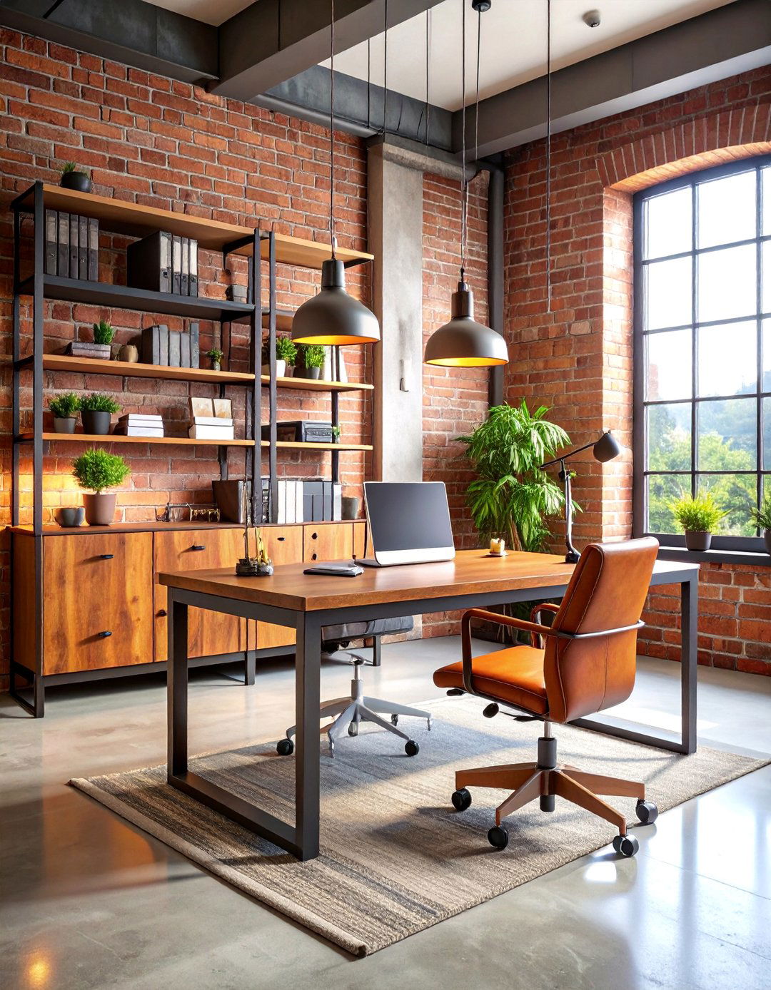 Industrial Modern Office Space - 25 Modern Home Office Ideas