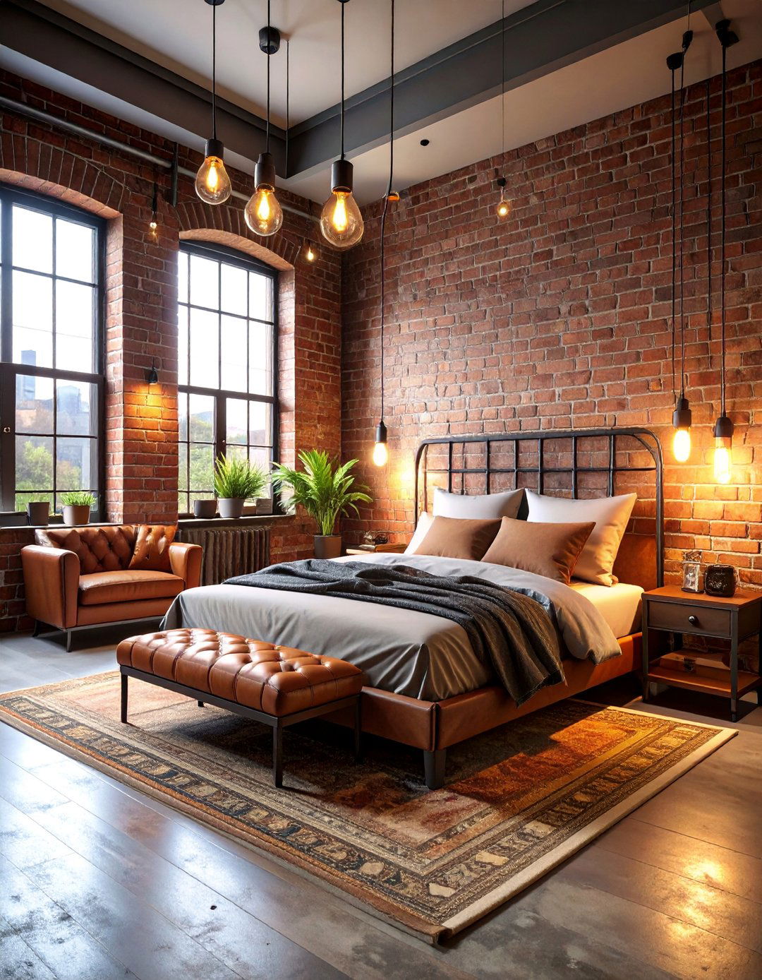 Industrial Parisian Loft Bedroom - 25 Parisian Themed Bedroom Ideas