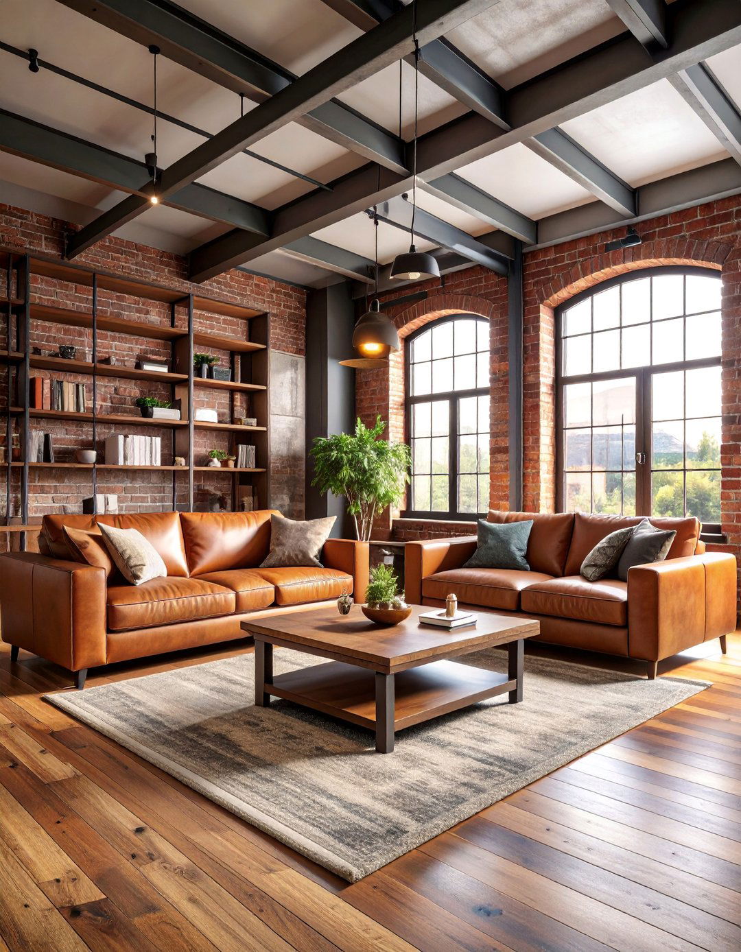 Industrial Reclaimed Wood Style - 25 Earthy Living Room Decor Ideas