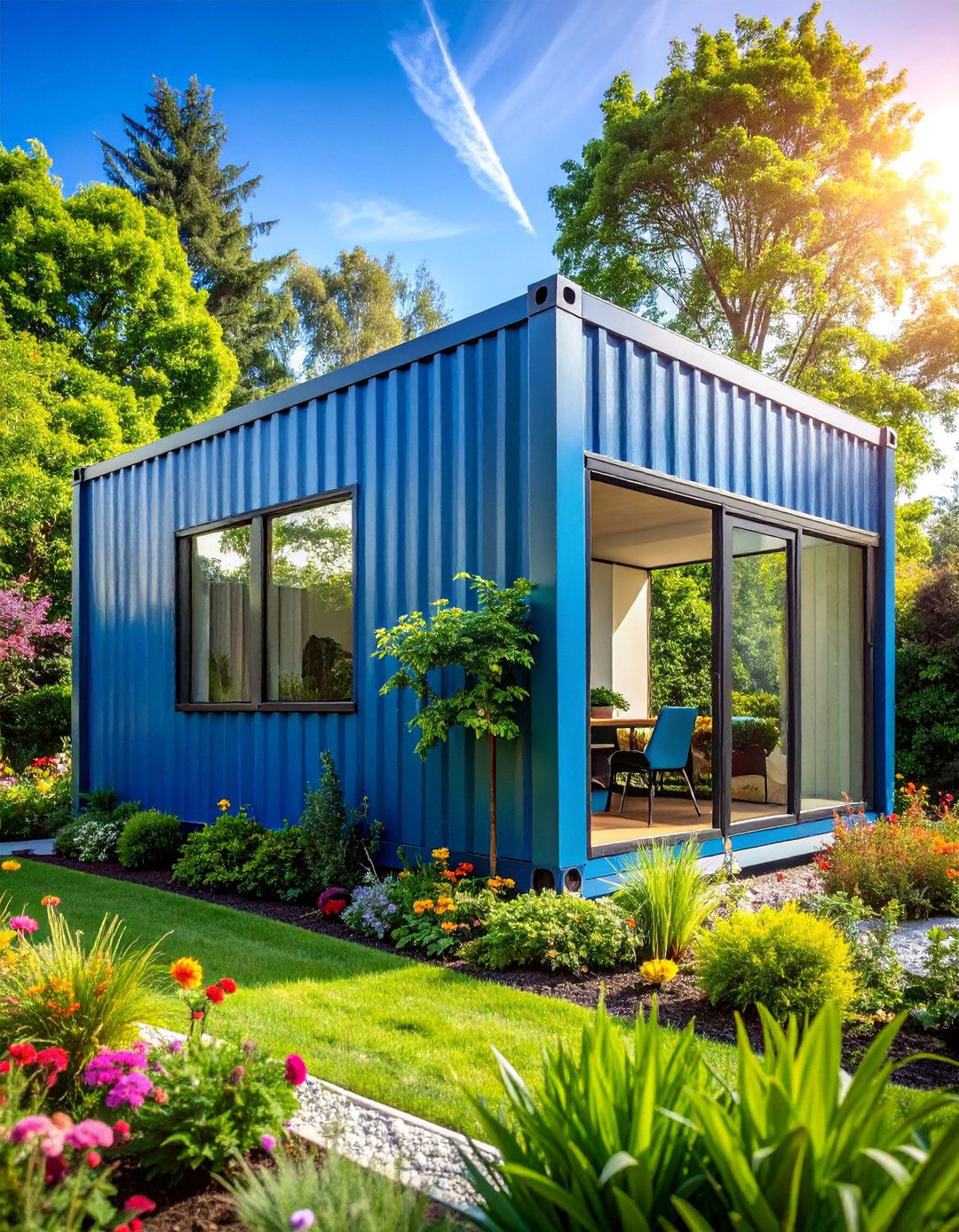 Industrial Shipping Container Office - 25 Garden Office Ideas