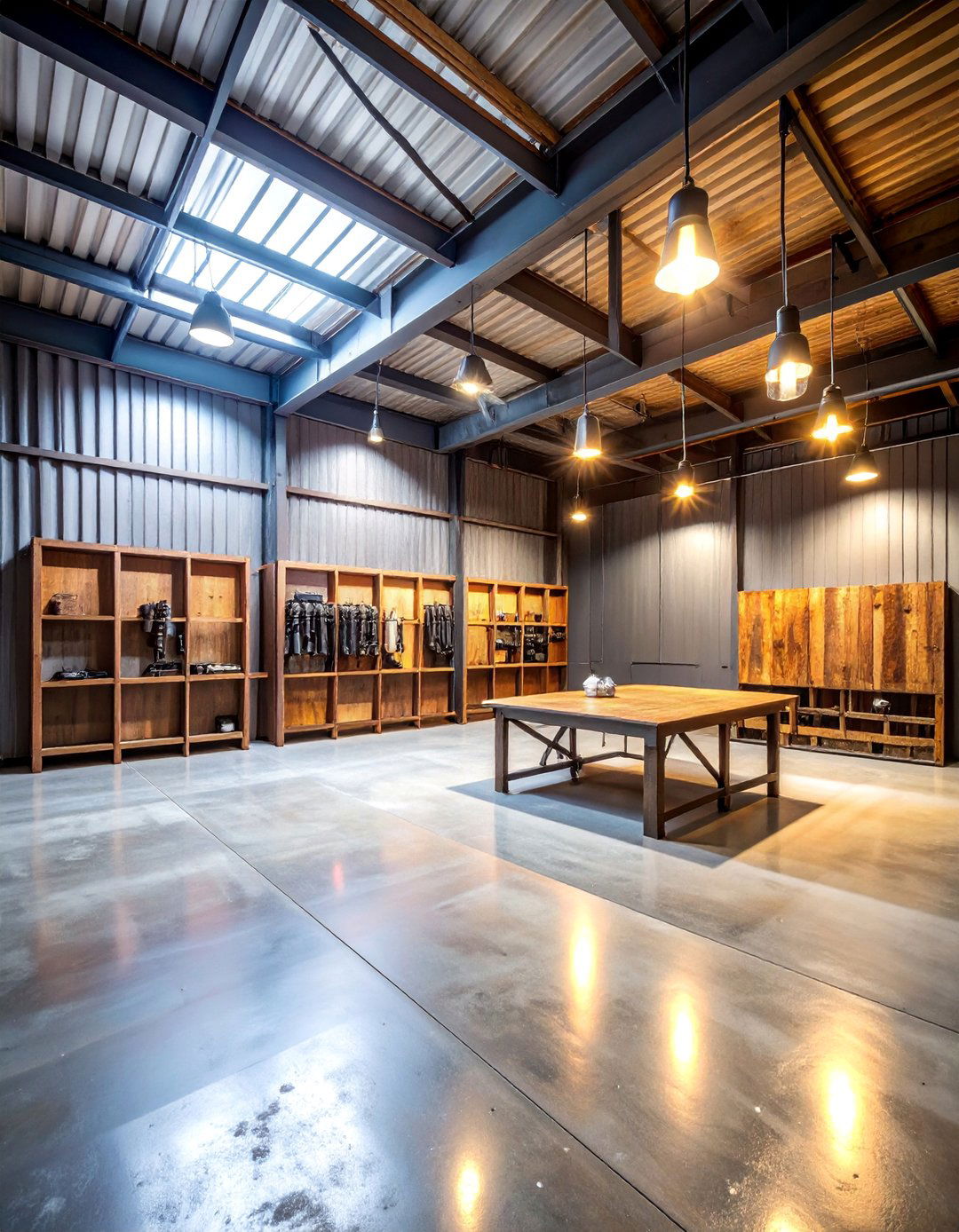 Industrial Steel and Reclaimed Wood Hunting Room - 25 Hunting Room Ideas