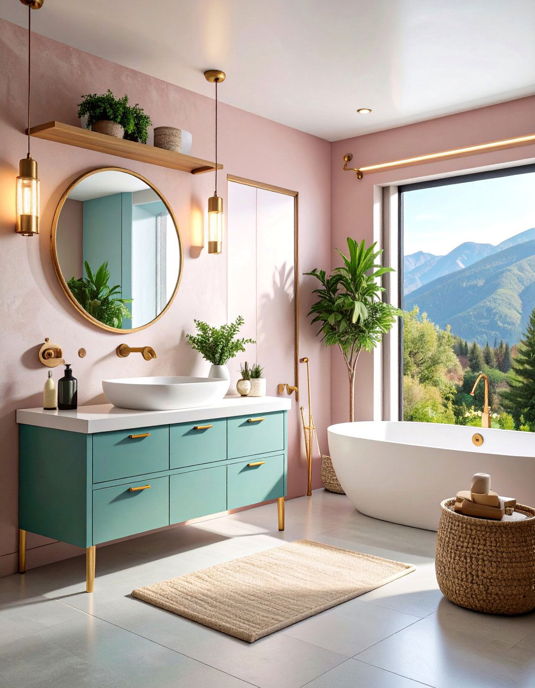 Industrial Style Corner Bathroom - 25 Small Rv Bathroom Ideas