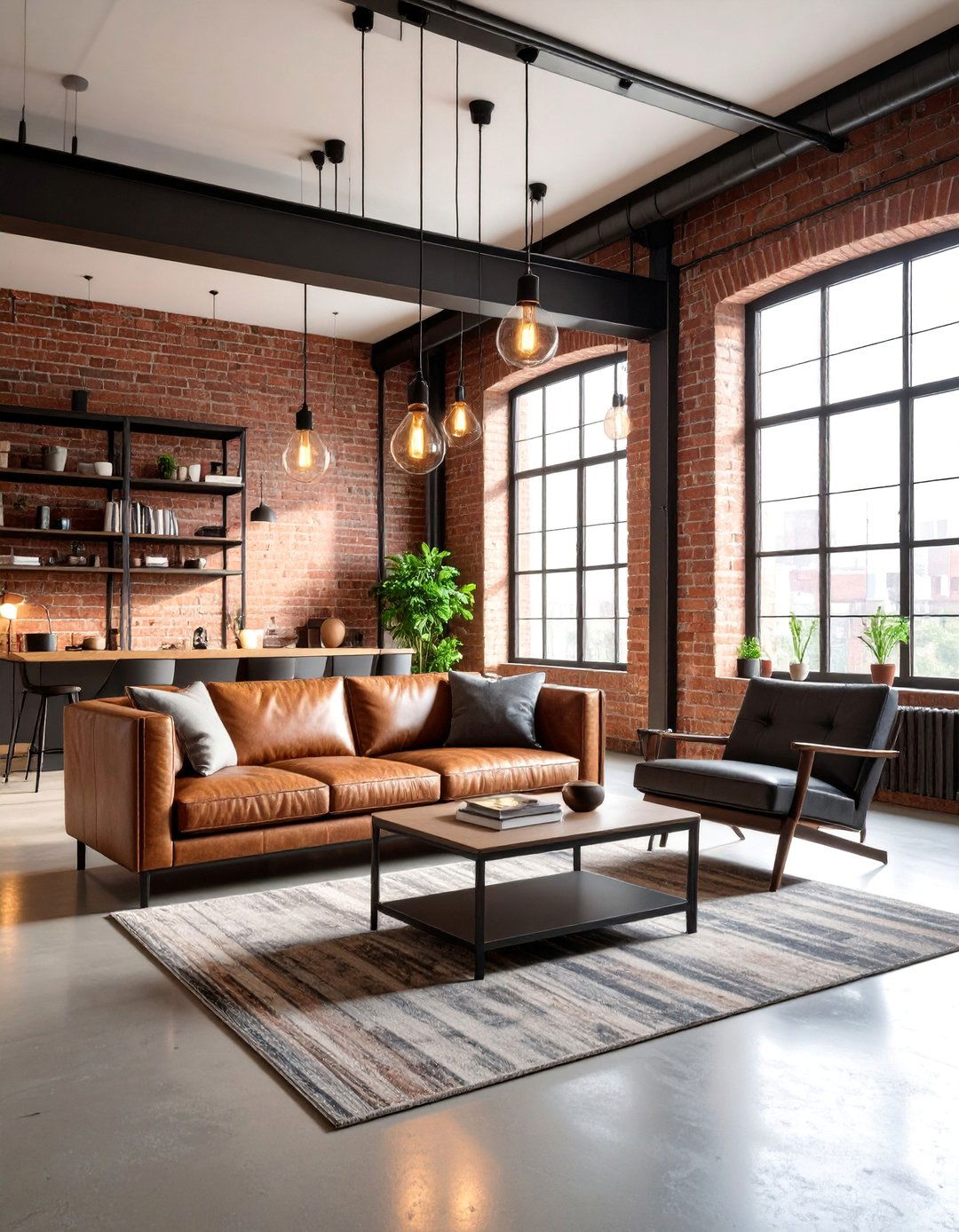 Industrial Urban Loft Apartment Style - 25 Apartment Decorating Ideas