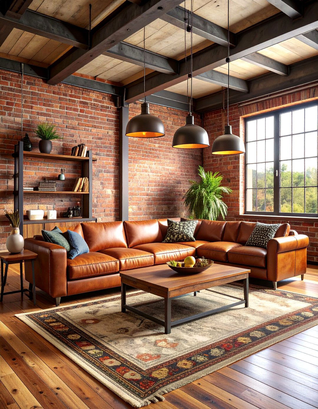 Industrial Western Loft Living Room - 25 Western Living Room Ideas