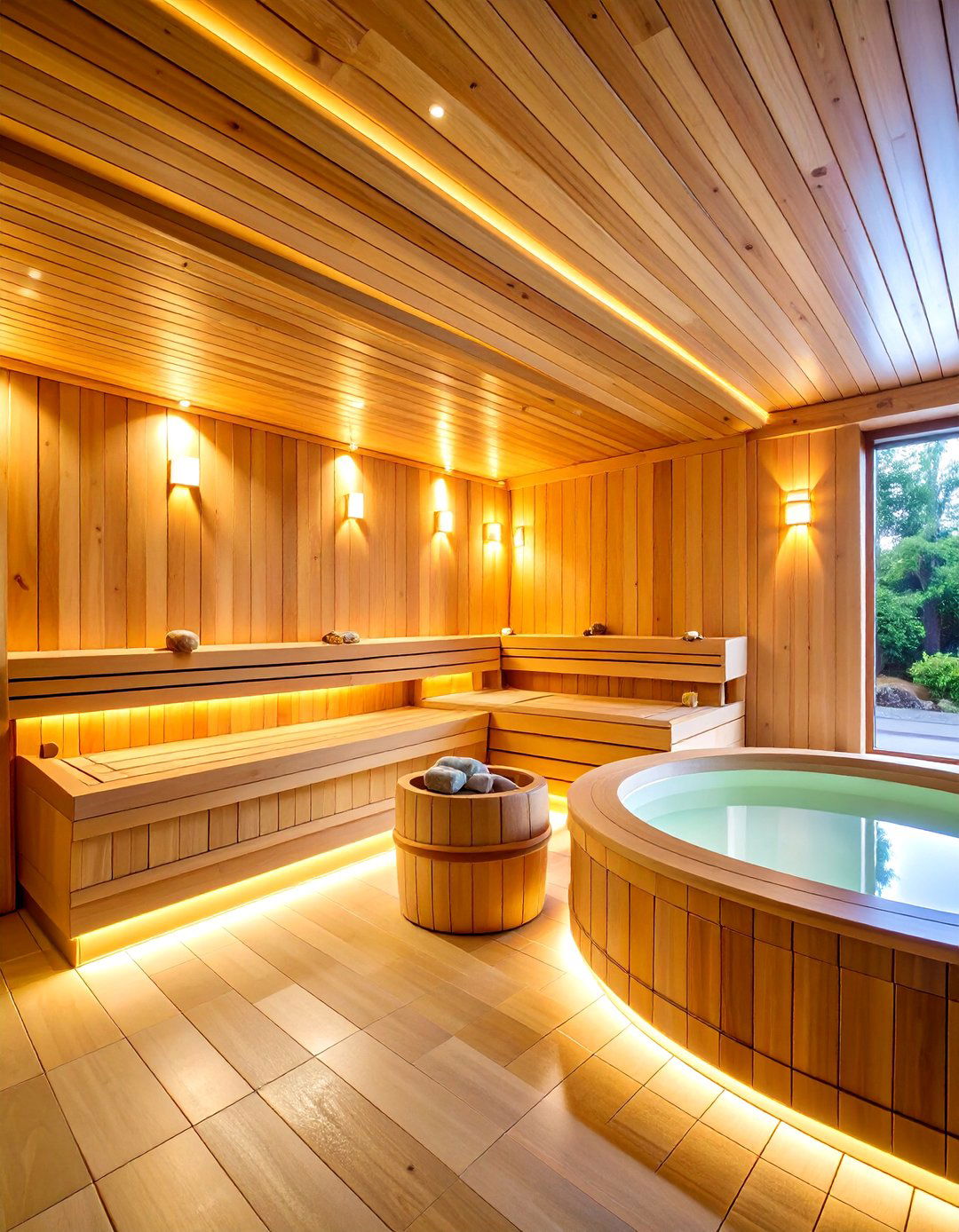 Infrared Sauna Wellness Room - 25 Spa Room Ideas
