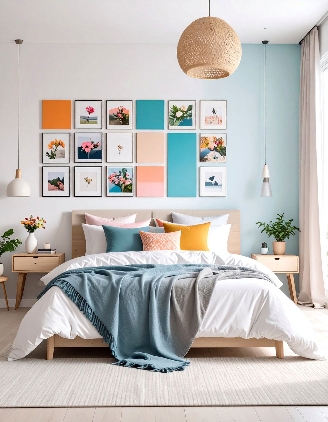 Instagram Print Grid Wall - 25 Photo Wall Ideas
