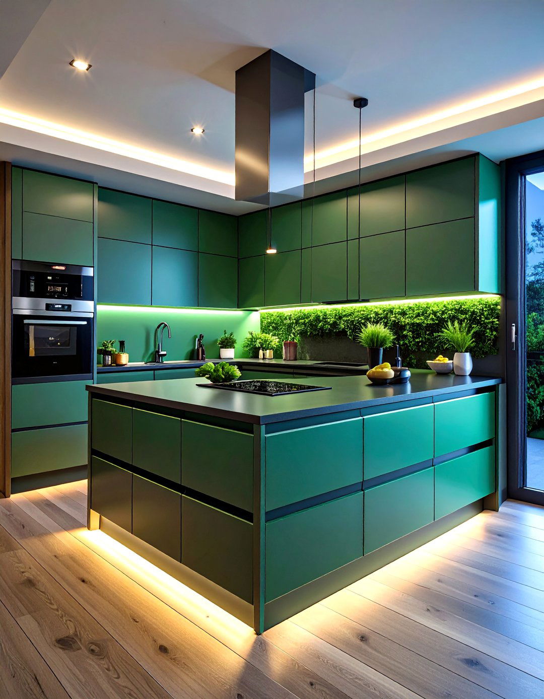 Integrated LED Lit Blind Corner Kitchen Cabinet - 25 Blind Corner Kitchen Cabinet Ideas