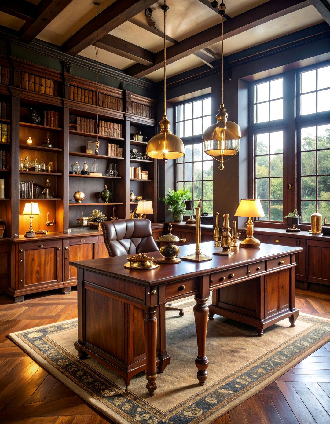 Inventors Workshop Office - 25 Steampunk Interior Design Ideas