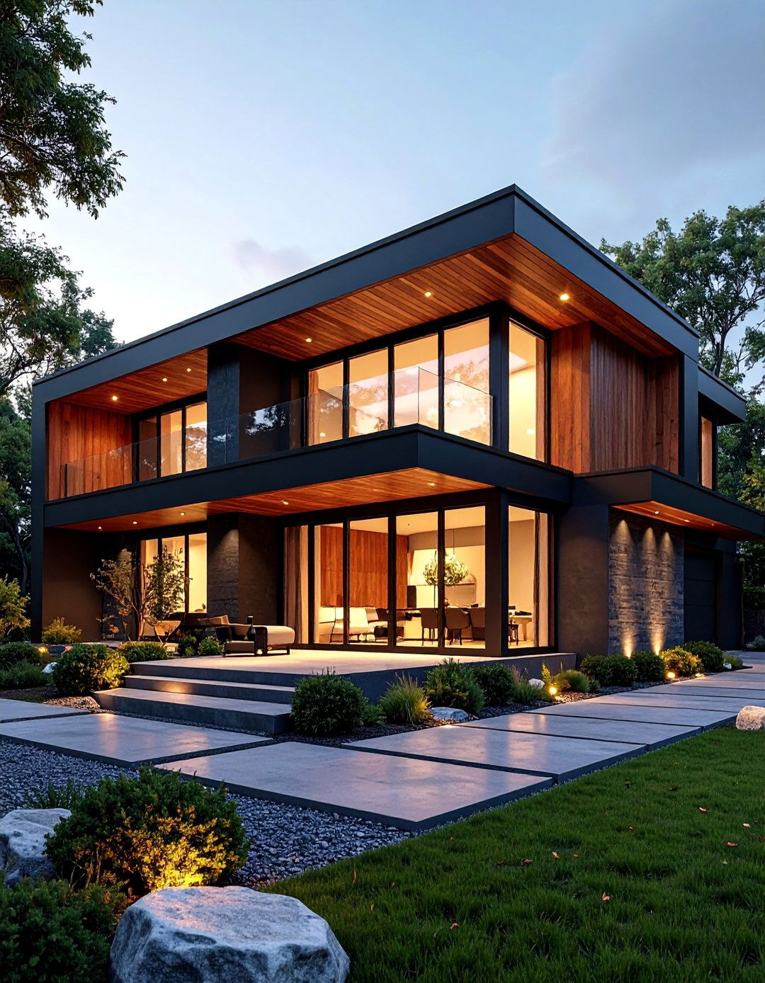 Iron Ore Contemporary Sophistication - 25 Stucco Colors for Home Exteriors