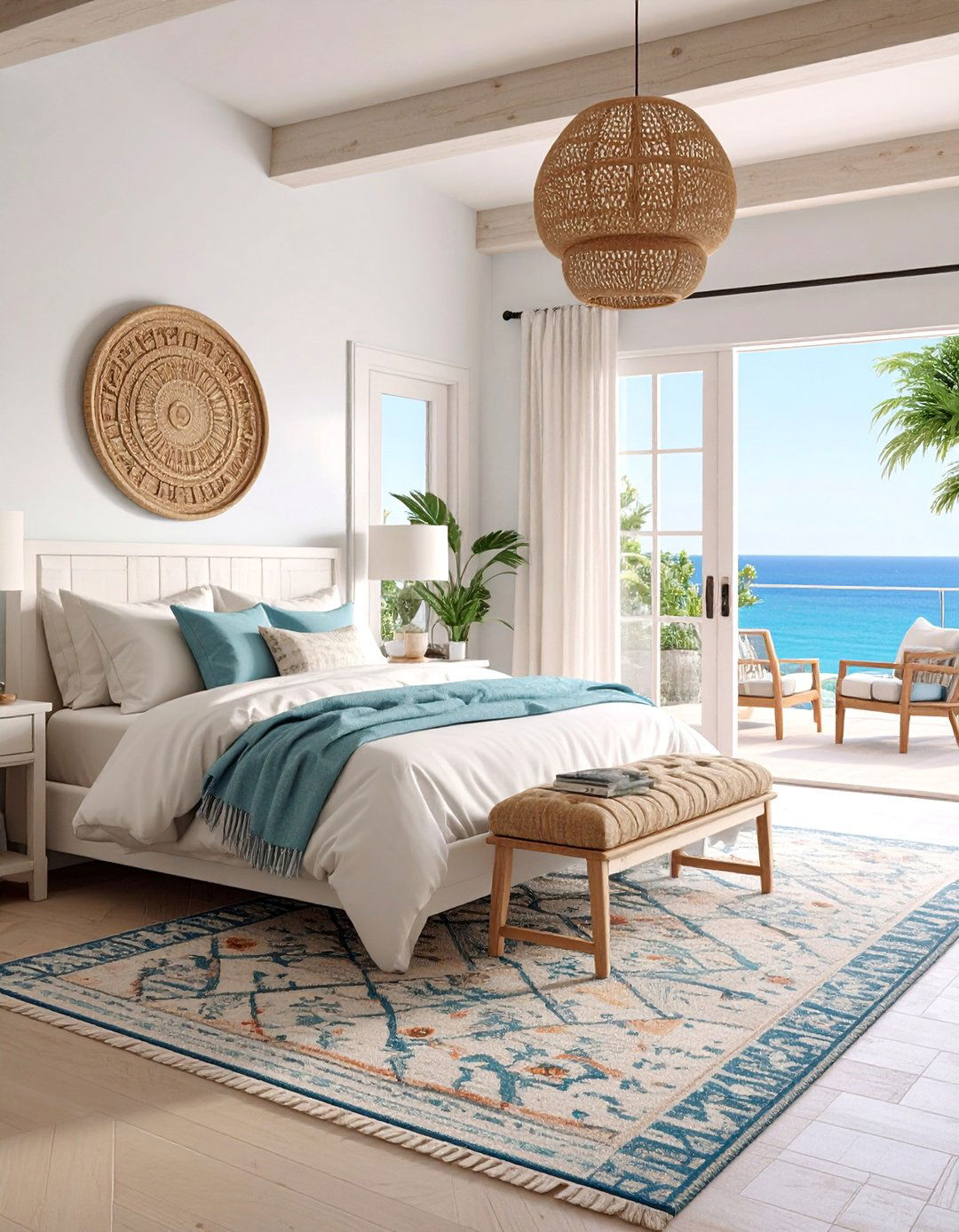 Italian Coastal Bedroom Suite - 25 Mediterranean Interior Design Ideas