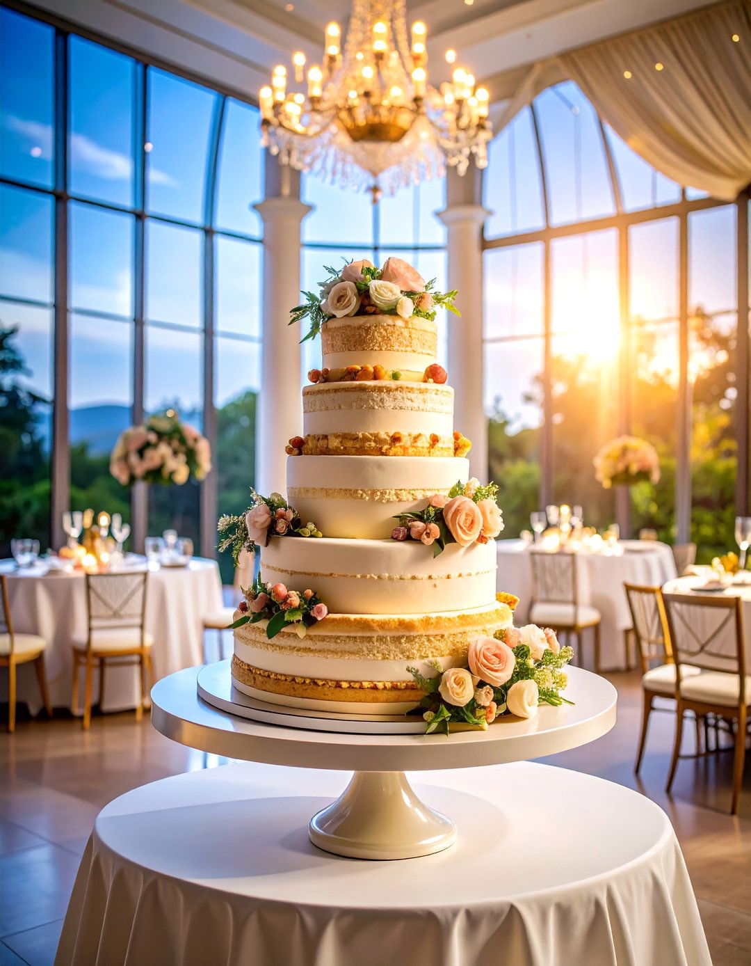 Italian Millefoglie Wedding Cake with Layered Pastry - 25 Wedding Cake Ideas