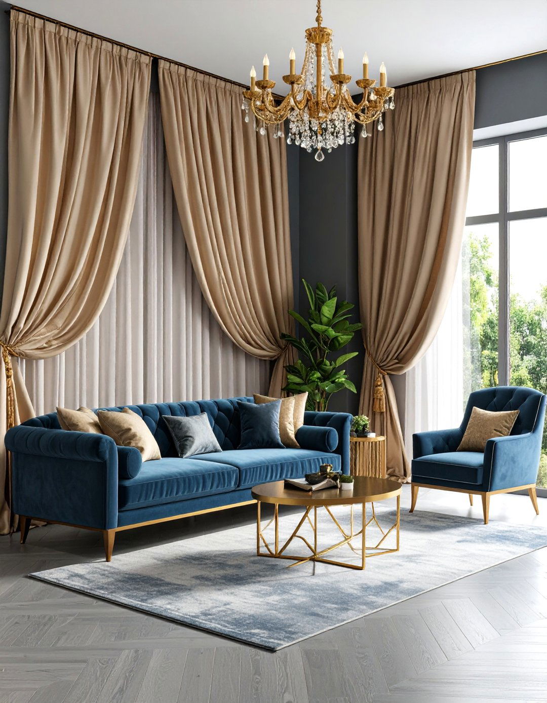 Ivory Curtains with Gray Walls - 25 What Color Curtains Go With Gray Walls