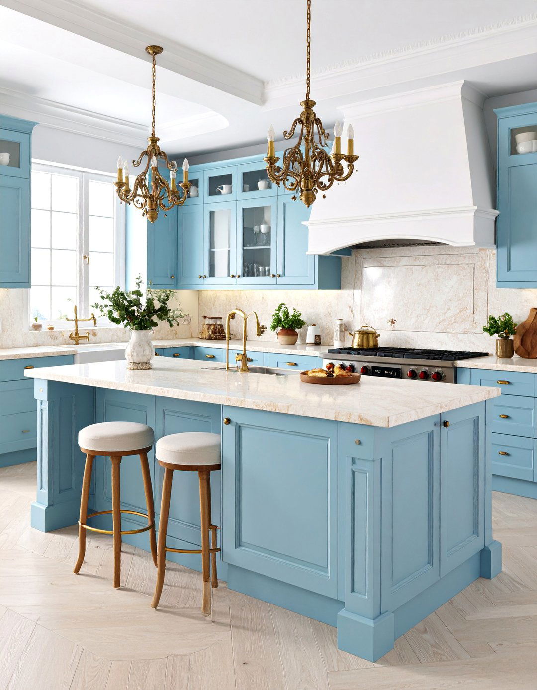 Ivory Travertine Countertops with Oak Cabinets - 25 what color countertops go with oak cabinets