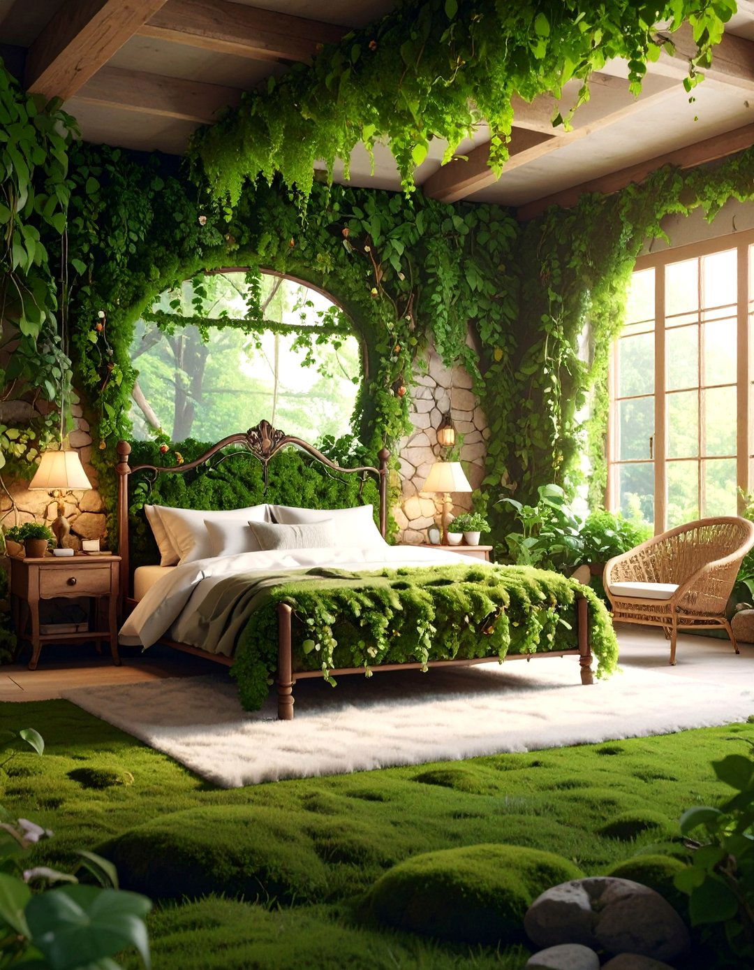 Ivy Covered Fairycore Bedroom - 25 Fairycore Bedroom Ideas