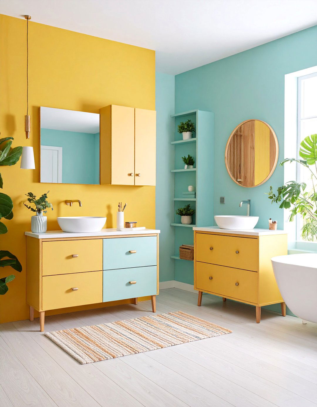 Jack and Jill Bathroom with Custom Storage Solutions - 25 Jack and Jill Bathroom Ideas