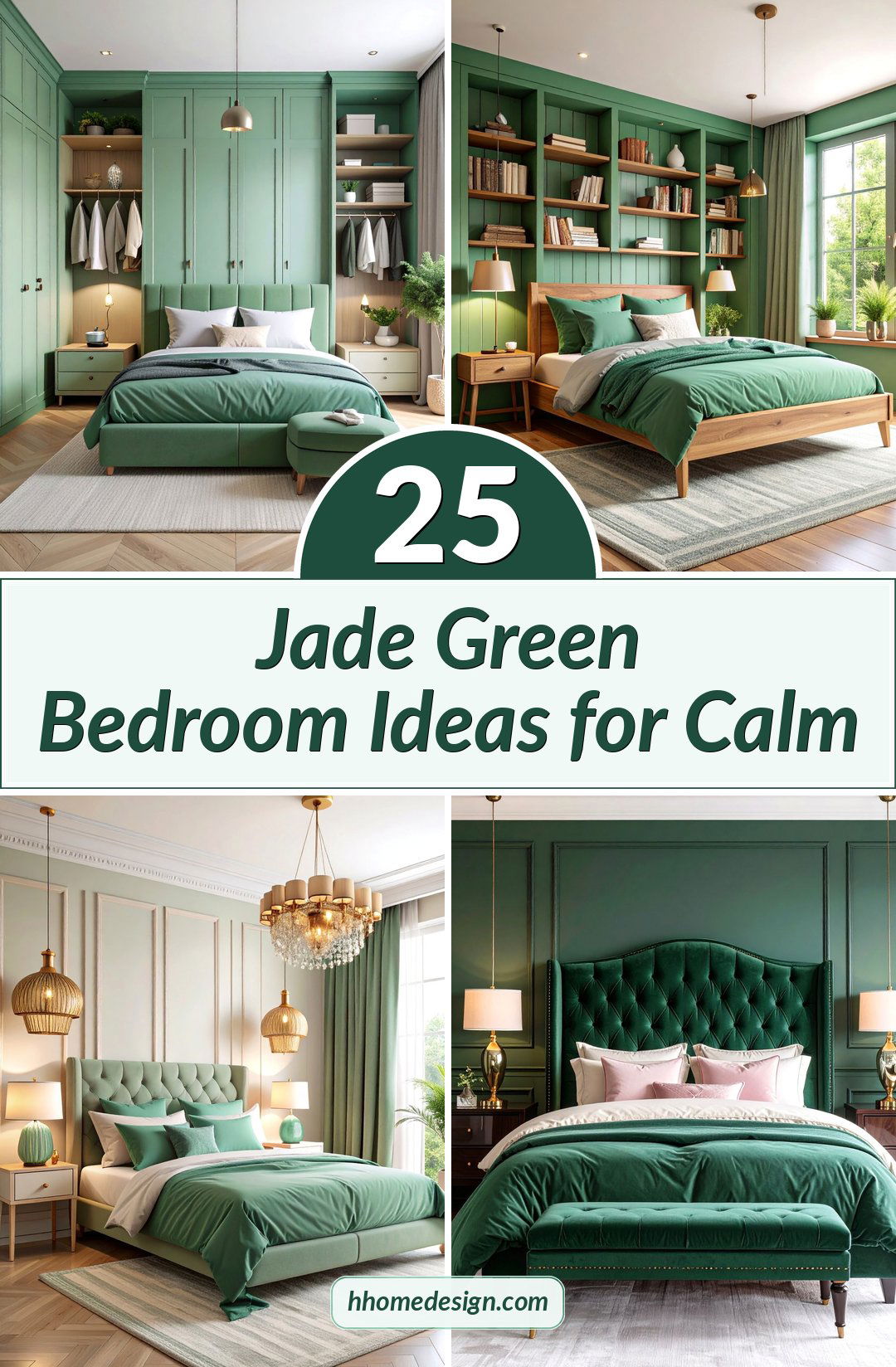 25 Jade Green Bedroom Ideas for Calm