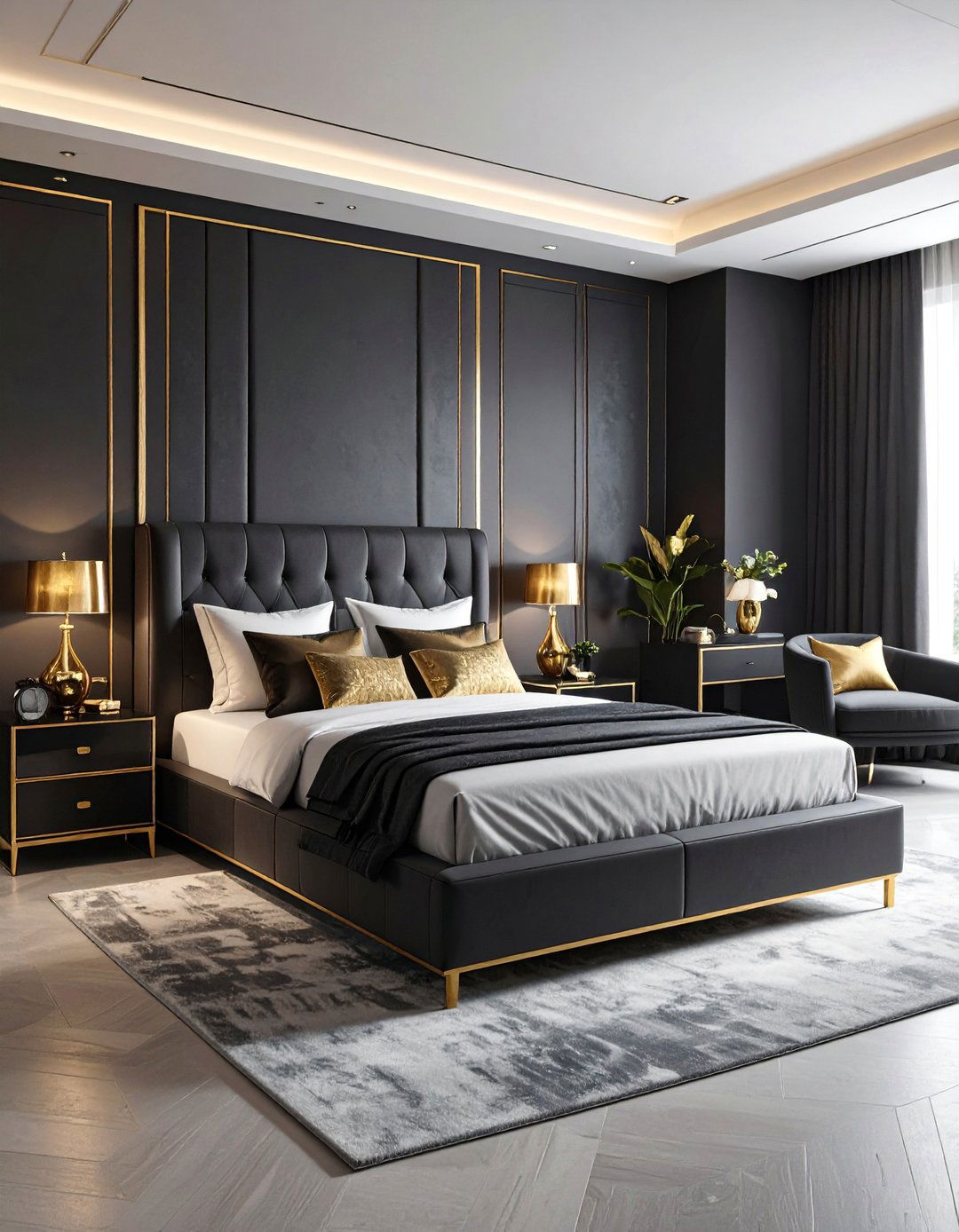 James Bond Bedroom with Secret Agent Sophistication - 25 60s Bedroom Ideas