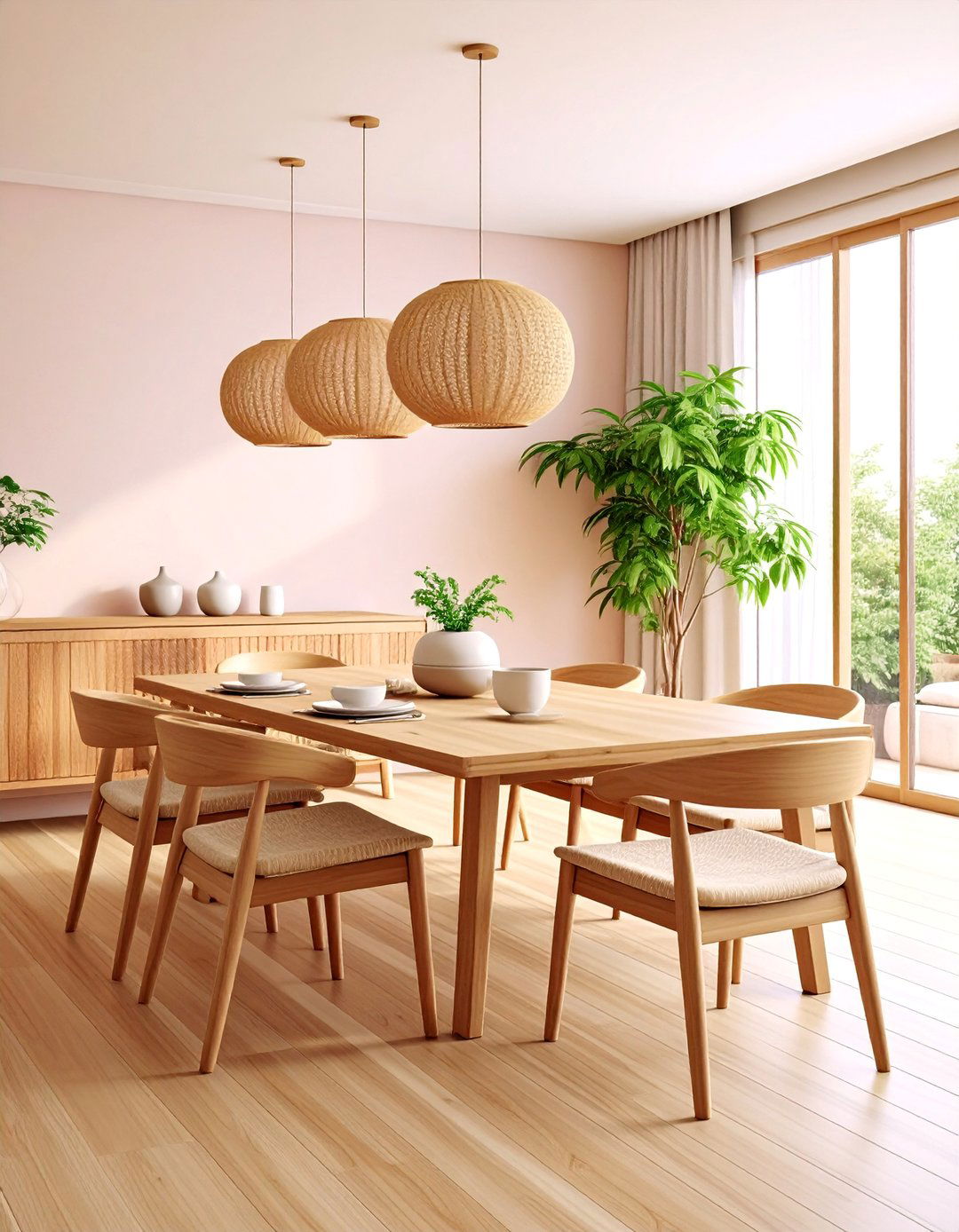 Japandi Fusion Zen - 25 Dining Room Ideas