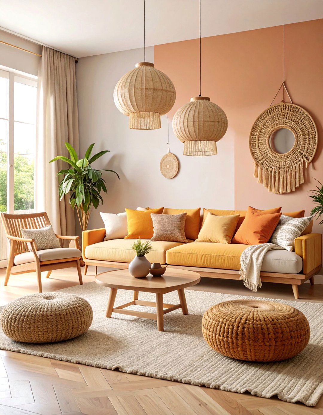 Japandi Living Room with Minimalist Warmth - 25 Living Room Design Ideas