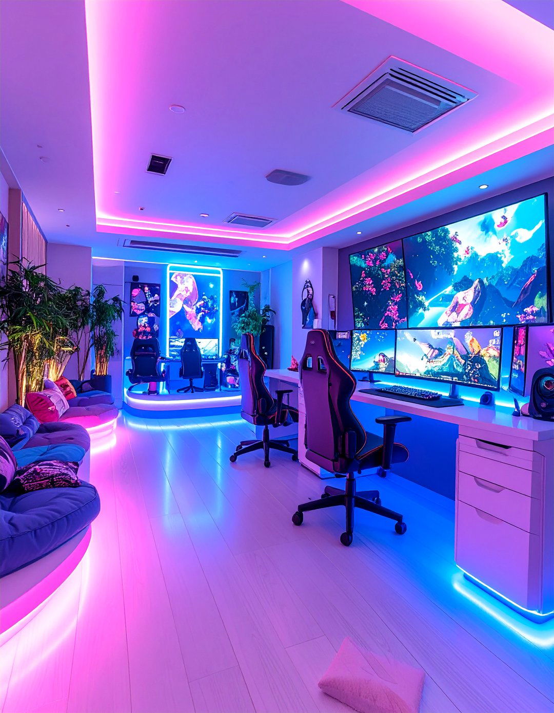 Japanese Anime Gaming Sanctuary - 25 Video Game Room Ideas