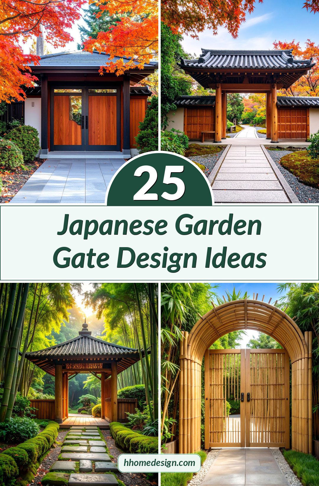 25 Japanese Garden Gate Design Ideas