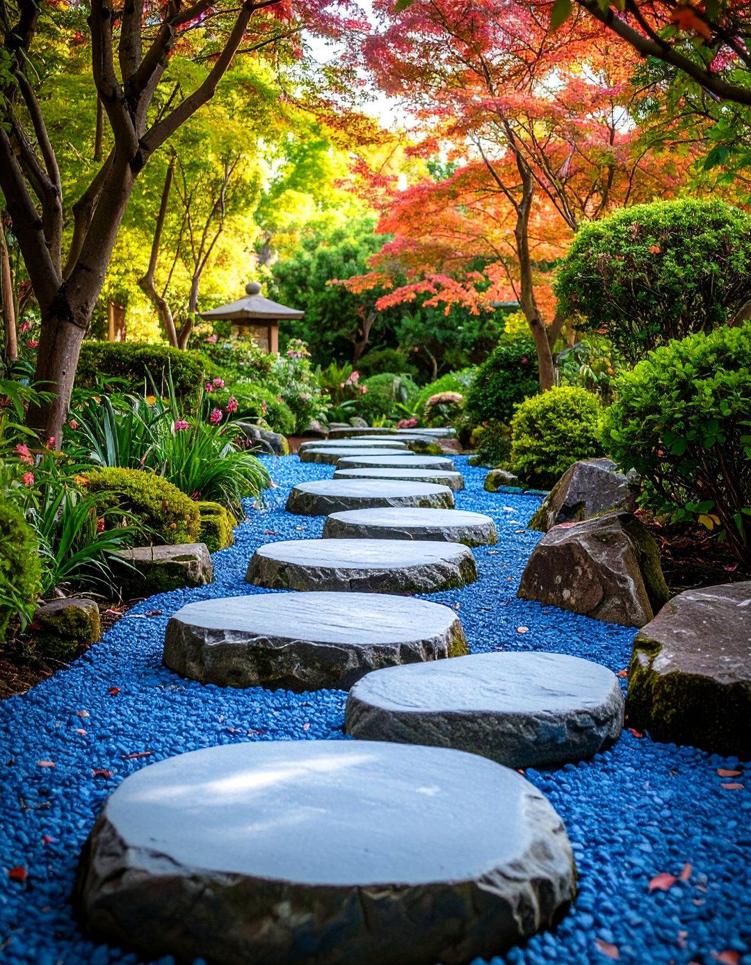 Japanese Inspired Bluestone Garden Patio - 25 Bluestone Patio Ideas