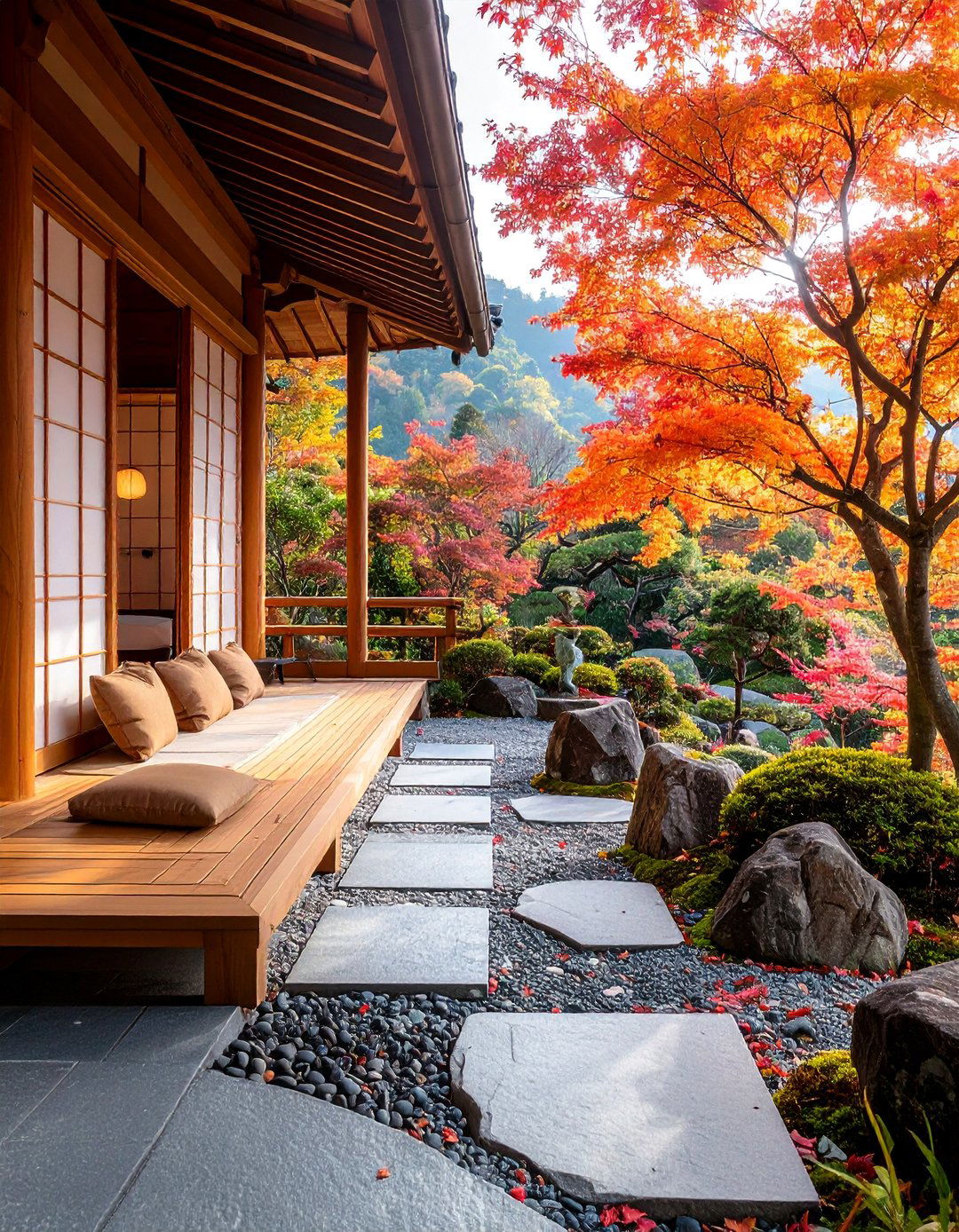 Japanese Inspired Meditation Space - 25 Second Story Balcony Ideas