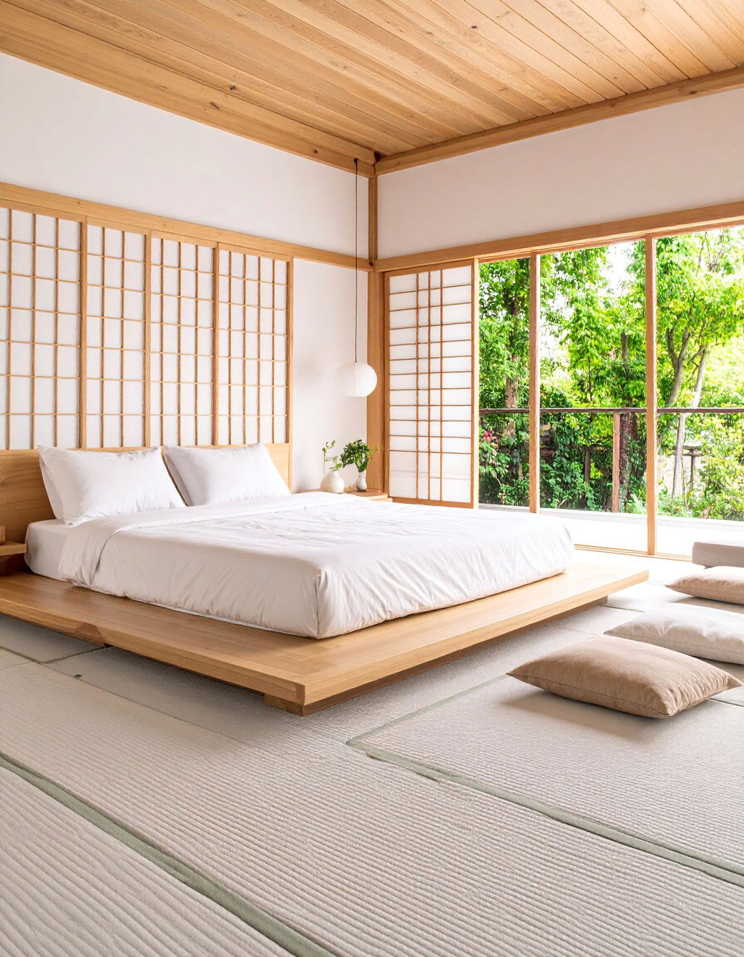 Japanese Inspired Minimalist Bedroom with Zen Principles - 25 Bedroom Ideas For Couples